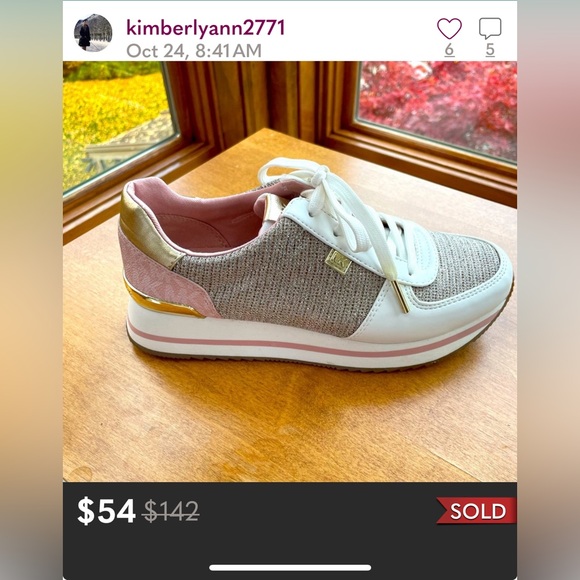 👀💵⤵️ Michael Kors Monique Glitter Chain Mesh 7 with box - Picture 15 of 15